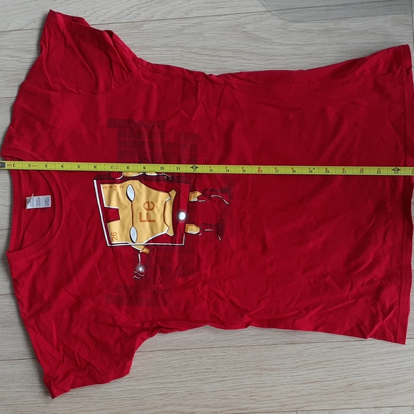 Iron (Fe) Man | Red Graphic Short Sleeve T-Shirt | Disney's MARVEL - Picture 5 of 6